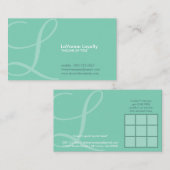 空中イニシャルロイヤリティカード ロイヤリティカード (正面/裏面)