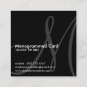 空中イニシャル広場 スクエア名刺 (正面)