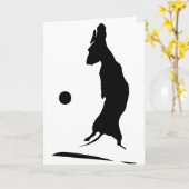 空中ウィーナー カード (黄色い花)