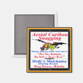 空中カリボススナッギングムチャトナアラスカ マグネット (正面/裏面)