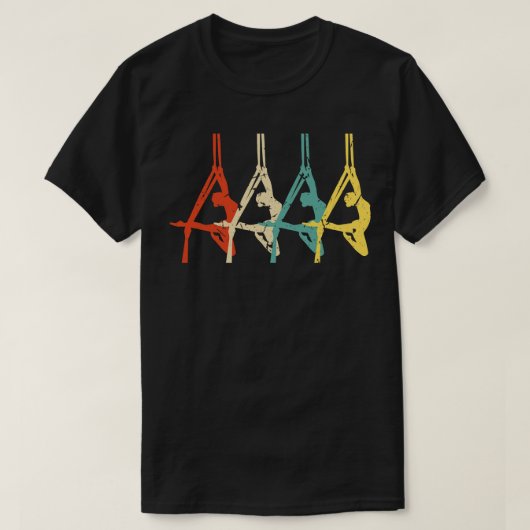 空中シルクアクロバティック Tシャツ (デザイン正面)
