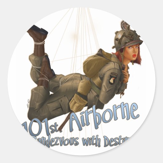 空中ステッカー ラウンドシール (正面)