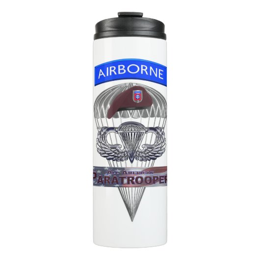 空中タブ鋼パラトパージャンプ翼 タンブラー (正面)