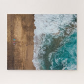 空中ビーチの風景 ジグソーパズル (横)