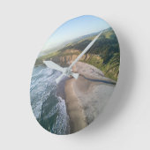 空中ビーチ ラウンド壁時計 (傾斜)