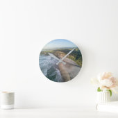 空中ビーチ ラウンド壁時計 (ホーム)