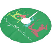 空中フィットネスポーズサンダー_コーブ ブラッシュドポリエステルツリースカート (アングル)