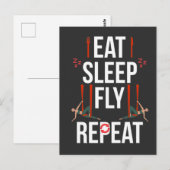 空中ヨガアーティスト体操ダンスエアリアルガール ポストカード (正面/裏面)