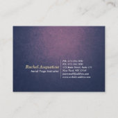 空中ヨガインストラクターアポイントメントピラティスフィットネス 予約カード (裏面)