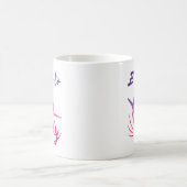 空中ヨガシルク生まれズフライ コーヒーマグカップ (中央)