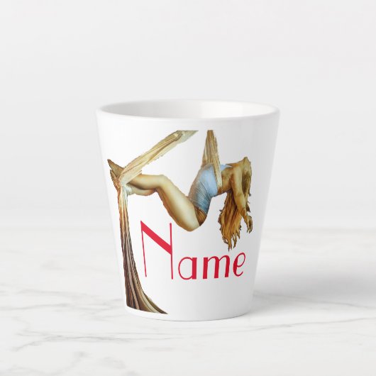 空中ヨガフィットネスサンダー_コーブ カフェラテマグ (正面)