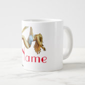 空中ヨガフィットネスサンダー_コーブ ジャンボコーヒーマグカップ (正面右)