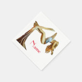 空中ヨガフィットネスサンダー_コーブ スタンダードカクテルナプキン (角)