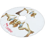 空中ヨガフィットネスサンダー_コーブ ブラッシュドポリエステルツリースカート (アングル)