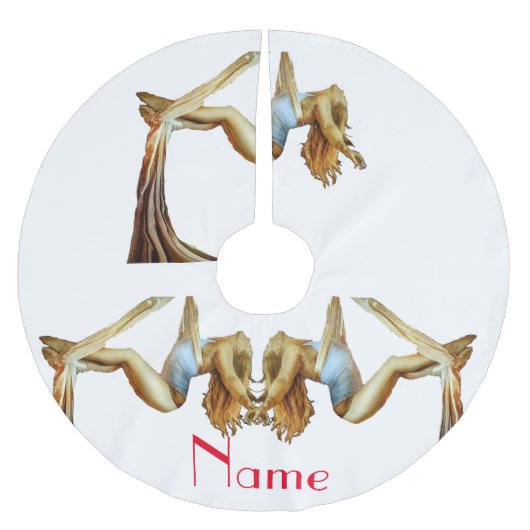 空中ヨガフィットネスサンダー_コーブ ブラッシュドポリエステルツリースカート (正面)