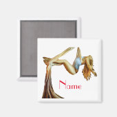 空中ヨガフィットネスサンダー_コーブ マグネット (正面/裏面)