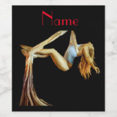 空中ヨガフィットネスサンダー_コーブ ワインラベル (シングルラベル)