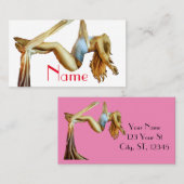 空中ヨガフィットネスサンダー_コーブ 名刺 (正面/裏面)