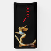 空中ヨガフィットネスサンダー_コーブ 横断幕 (縦)