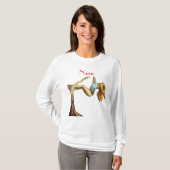 空中ヨガフィットネスサンダー_コーブ Tシャツ (正面フル)