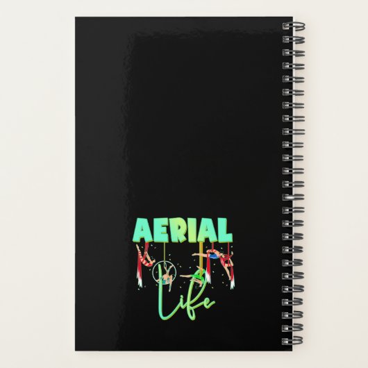 空中ヨガ曲芸サーカス体操生活の贈り物 プランナー手帳 (裏面)