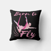 空中ヨガ生まれが飛ぶ クッション (裏面)