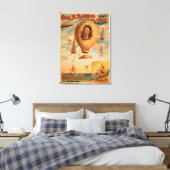 空中劇場の自転車落下傘法 キャンバスプリント (インサイチュ (寝室))