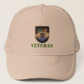 空中射撃手の息子の母フォートベンニングハット退役軍人 キャップ (正面)