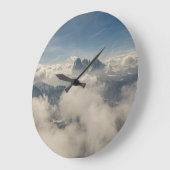 空中山 ラージ壁時計 (傾斜)