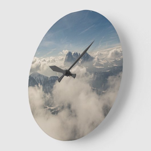 空中山 ラージ壁時計 (傾斜)