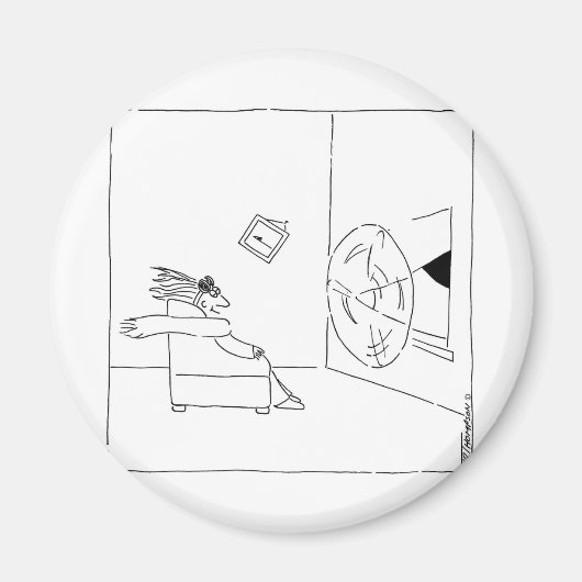 空中扇風機 マグネット (正面)