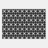 空中放線模様カスタム紙シート ラッピングペーパーシート (正面)