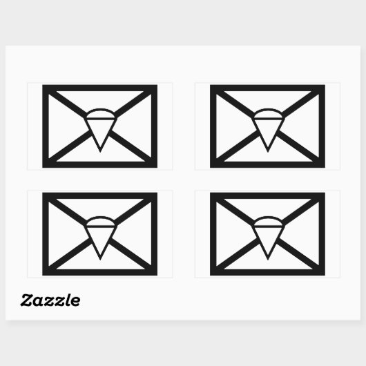 空中標識 長方形シール (シート)