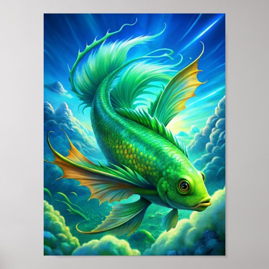 「空中水中競技」 ポスター (正面)