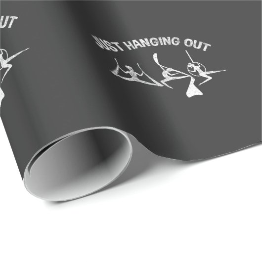 空中洋画体操アーティストダンスアエリアリストガール ラッピングペーパー (ロールコーナー)