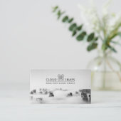 空中無人機の撮影 名刺 (スタンド正面)