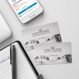 空中無人機の撮影 名刺