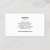 空中無人機撮影サービス金ゴールドとブラック 名刺 (裏面)