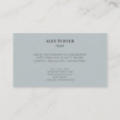 空中無人機撮影ビデオモダン撮影 名刺 (裏面)