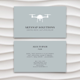空中無人機撮影ビデオモダン撮影 名刺