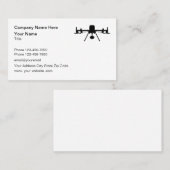 空中無人機撮影ビデオ撮影 名刺 (正面/裏面)