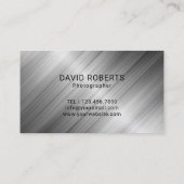 空中無人機撮影プロフェッショナルメタル 名刺 (裏面)