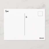 "空中脱進機" ポストカード (裏面)