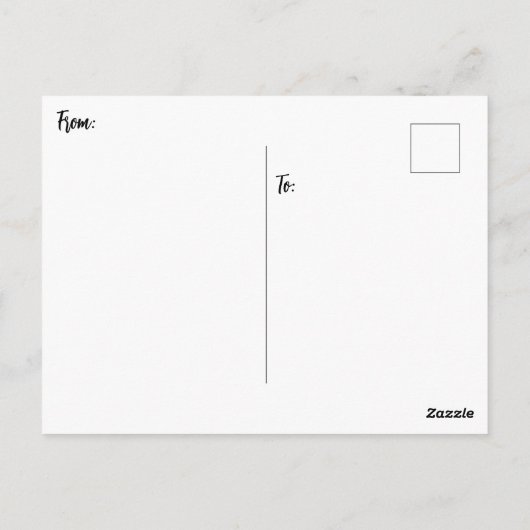 "空中脱進機" ポストカード (裏面)