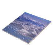 空中表示ローエル氷河、クルーアン国立州 タイル (側面)