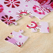 空中表示、アンマン、ヨルダンの街並み。 ジグソーパズル (側面)