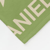 空中退役軍人名前をカスタムするフリース フリースブランケット (角)