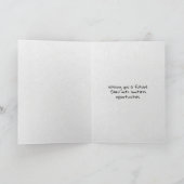 空中黒色卒業冠 カード (内部)