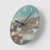 空分野II ラウンド壁時計 (傾斜)