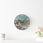 空分野II ラウンド壁時計 (ホーム)